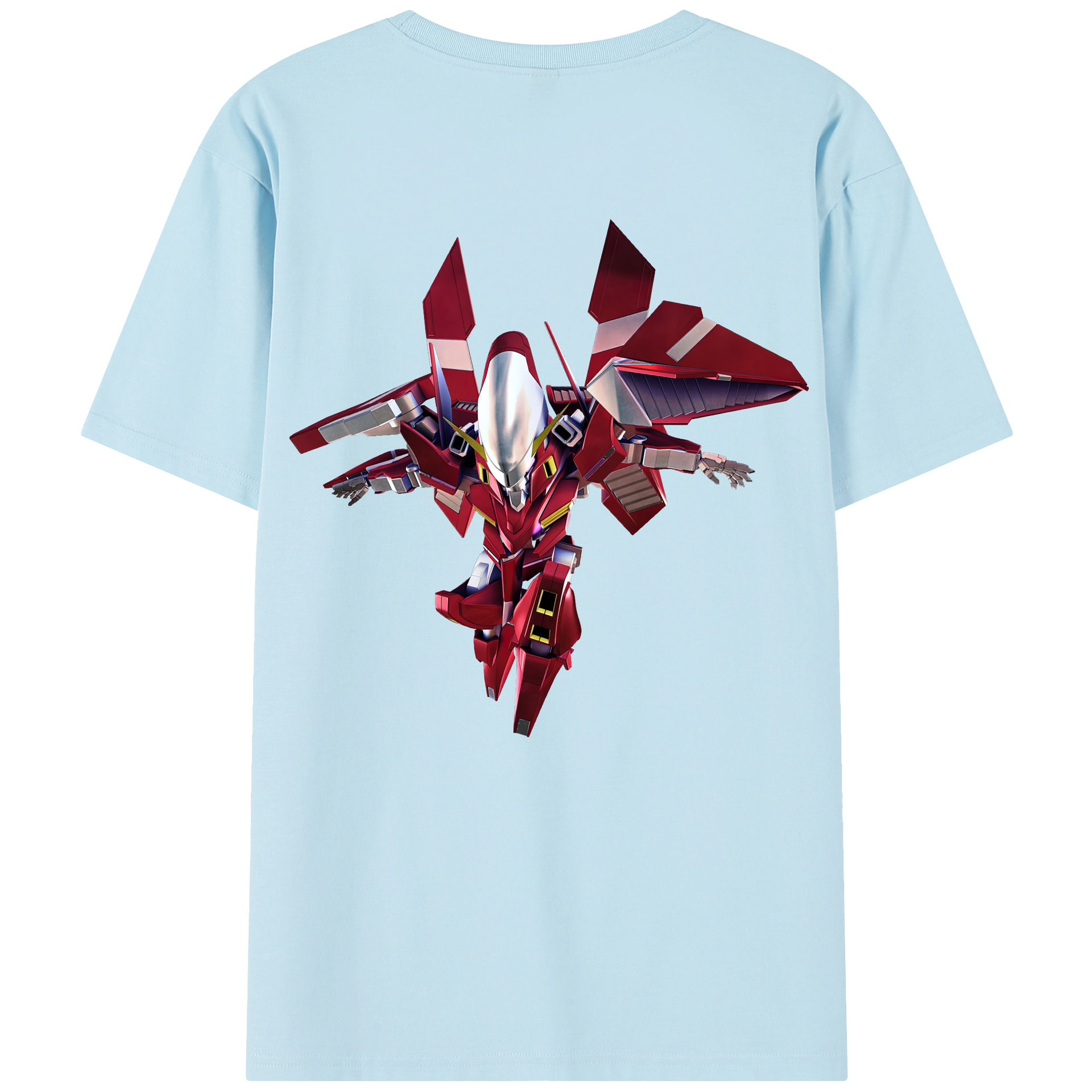 （画像用） 機動戦士ガンダム Mobile Suit Gundam 綿100％半袖Tシャツ（背面プリント）